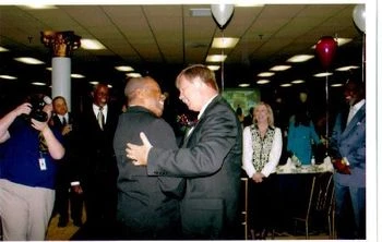 re-union with Vietnam comrade Ron Williams
