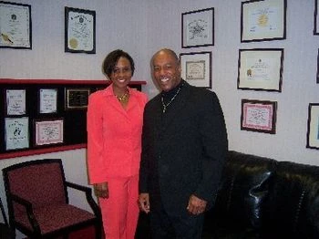 Elder Swanson with Vice-Chairperson Marilynn M. Bland
