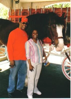 Elder & Sister Swanson at Bush Gardens

