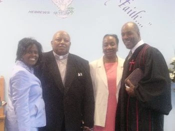 The Swansons & The Duvalls after service
